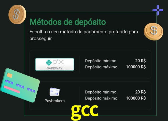 O cassino gcc oferece uma grande variedade de métodos de pagamento